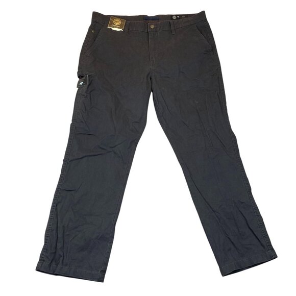 NWT Weatherproof Men Ultimate Utility Pants 36x30 Straight Workwear Stretch Gray - Picture 1 of 16